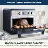 imageGreenPan 13in1 Elite Countertop Convection Oven ampamp Air Fryer PFASFree Ceramic Tray ampamp Pizza Pan Adjustable Racks Multifunction Presets Toaster Bake Broil Roast Proof Dehydrate Oxford BlueOxford Blue
