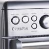 imageGreenPan 13in1 Elite Countertop Convection Oven ampamp Air Fryer PFASFree Ceramic Tray ampamp Pizza Pan Adjustable Racks Multifunction Presets Toaster Bake Broil Roast Proof Dehydrate Oxford BlueSilver