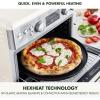 imageGreenPan 13in1 Elite Countertop Convection Oven ampamp Air Fryer PFASFree Ceramic Tray ampamp Pizza Pan Adjustable Racks Multifunction Presets Toaster Bake Broil Roast Proof Dehydrate Oxford BlueCloud Cream