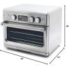 imageGreenPan 13in1 Elite Countertop Convection Oven ampamp Air Fryer PFASFree Ceramic Tray ampamp Pizza Pan Adjustable Racks Multifunction Presets Toaster Bake Broil Roast Proof Dehydrate Oxford BlueSilver