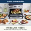 imageGreenPan 13in1 Elite Countertop Convection Oven ampamp Air Fryer PFASFree Ceramic Tray ampamp Pizza Pan Adjustable Racks Multifunction Presets Toaster Bake Broil Roast Proof Dehydrate Oxford BlueOxford Blue