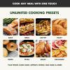 imageGreenPan 13in1 Elite Countertop Convection Oven ampamp Air Fryer PFASFree Ceramic Tray ampamp Pizza Pan Adjustable Racks Multifunction Presets Toaster Bake Broil Roast Proof Dehydrate Oxford BlueBlack