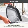 imageGreenPan Advanced 12 X 15 Electric Skillet with Lid 7QT Capacity for Family Meals Healthy Ceramic Nonstick PFASFree Coating Fry Saut Steam Simmer Sear Stir Fry Dishwasher Safe ClayGraphite