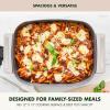 imageGreenPan Advanced 12 X 15 Electric Skillet with Lid 7QT Capacity for Family Meals Healthy Ceramic Nonstick PFASFree Coating Fry Saut Steam Simmer Sear Stir Fry Dishwasher Safe ClayClay