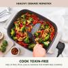 imageGreenPan Advanced 12 X 15 Electric Skillet with Lid 7QT Capacity for Family Meals Healthy Ceramic Nonstick PFASFree Coating Fry Saut Steam Simmer Sear Stir Fry Dishwasher Safe ClayClay