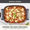 imageGreenPan Advanced 12 X 15 Electric Skillet with Lid 7QT Capacity for Family Meals Healthy Ceramic Nonstick PFASFree Coating Fry Saut Steam Simmer Sear Stir Fry Dishwasher Safe ClayGraphite
