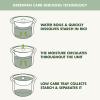 imageGreenPan Carb Reducing Electric Rice Cooker 4 Cups Uncooked8 Cooked Rice 10 Presets LED Display Healthier Meals Delay Timer PFASFree Ceramic Nonstick Removable Bowl Cool Touch Steam GraphiteJulep Green