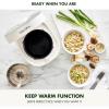 imageGreenPan Carb Reducing Electric Rice Cooker 4 Cups Uncooked8 Cooked Rice 10 Presets LED Display Healthier Meals Delay Timer PFASFree Ceramic Nonstick Removable Bowl Cool Touch Steam GraphiteCream