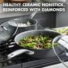 imageGreenPan Chatham Hard Anodized Healthy Ceramic Nonstick 10 Piece Cookware Pots and Pans Set Frying Pan Skillets Saucepans Saute Pan Stockpot Lids PFAS ampamp PFOAFree Dishwasher ampamp Oven Safe GrayGray Hard Anodized