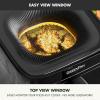 imageGreenPan Cyclone 7QT 12in1 Air Fryer XL Easy View Window 400 F in 4 Seconds Digital Touch Screen Presets Ceramic Nonstick PFASFree Basket Shake Reminder Adjustable Temp ampamp Time Control