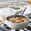 imageGreenPan GP5 Hard Anodized Healthy Ceramic Nonstick 95 ampamp 11 2 Piece Frying Pan Skillet SetHeavy Gauge Scratch ResistantStayFlat Surface Induction Mirror Finish HandleOven SafePFASFree BlueCream