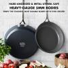 imageGreenPan GP5 Hard Anodized Healthy Ceramic Nonstick 95 ampamp 11 2 Piece Frying Pan Skillet SetHeavy Gauge Scratch ResistantStayFlat Surface Induction Mirror Finish HandleOven SafePFASFree BlueSlate