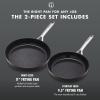 imageGreenPan GP5 Hard Anodized Healthy Ceramic Nonstick 95 ampamp 11 2 Piece Frying Pan Skillet SetHeavy Gauge Scratch ResistantStayFlat Surface Induction Mirror Finish HandleOven SafePFASFree BlueBlack