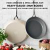 imageGreenPan GP5 Hard Anodized Healthy Ceramic Nonstick 95 ampamp 11 2 Piece Frying Pan Skillet SetHeavy Gauge Scratch ResistantStayFlat Surface Induction Mirror Finish HandleOven SafePFASFree BlueTaupe