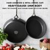 imageGreenPan GP5 Hard Anodized Healthy Ceramic Nonstick 95 ampamp 11 2 Piece Frying Pan Skillet SetHeavy Gauge Scratch ResistantStayFlat Surface Induction Mirror Finish HandleOven SafePFASFree BlueBlack