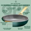 imageGreenPan GP5 Hard Anodized Healthy Ceramic Nonstick 95 ampamp 11 2 Piece Frying Pan Skillet SetHeavy Gauge Scratch ResistantStayFlat Surface Induction Mirror Finish HandleOven SafePFASFree BlueRainforest Green