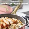 imageGreenPan GP5 Hard Anodized Healthy Ceramic Nonstick 95 ampamp 11 2 Piece Frying Pan Skillet SetHeavy Gauge Scratch ResistantStayFlat Surface Induction Mirror Finish HandleOven SafePFASFree BlueDusty Rose