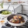 imageGreenPan GP5 Hard Anodized Healthy Ceramic Nonstick 95 ampamp 11 2 Piece Frying Pan Skillet SetHeavy Gauge Scratch ResistantStayFlat Surface Induction Mirror Finish HandleOven SafePFASFree BlueCream