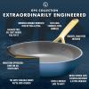 imageGreenPan GP5 Hard Anodized Healthy Ceramic Nonstick 95 ampamp 11 2 Piece Frying Pan Skillet SetHeavy Gauge Scratch ResistantStayFlat Surface Induction Mirror Finish HandleOven SafePFASFree BlueBlue