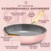imageGreenPan GP5 Hard Anodized Healthy Ceramic Nonstick 95 ampamp 11 2 Piece Frying Pan Skillet SetHeavy Gauge Scratch ResistantStayFlat Surface Induction Mirror Finish HandleOven SafePFASFree BlueDusty Rose
