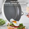 imageGreenPan GP5 Hard Anodized Healthy Ceramic Nonstick 95 ampamp 11 2 Piece Frying Pan Skillet SetHeavy Gauge Scratch ResistantStayFlat Surface Induction Mirror Finish HandleOven SafePFASFree BlueCream