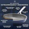 imageGreenPan GP5 Hard Anodized Healthy Ceramic Nonstick 95 ampamp 11 2 Piece Frying Pan Skillet SetHeavy Gauge Scratch ResistantStayFlat Surface Induction Mirror Finish HandleOven SafePFASFree BlueBlue