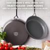 imageGreenPan GP5 Hard Anodized Healthy Ceramic Nonstick 95 ampamp 11 2 Piece Frying Pan Skillet SetHeavy Gauge Scratch ResistantStayFlat Surface Induction Mirror Finish HandleOven SafePFASFree BlueCocoa