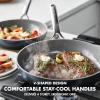 imageGreenPan GP5 Hard Anodized Healthy Ceramic Nonstick 95 ampamp 11 2 Piece Frying Pan Skillet SetHeavy Gauge Scratch ResistantStayFlat Surface Induction Mirror Finish HandleOven SafePFASFree BlueSlate