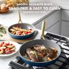imageGreenPan GP5 Hard Anodized Healthy Ceramic Nonstick 95 ampamp 11 2 Piece Frying Pan Skillet SetHeavy Gauge Scratch ResistantStayFlat Surface Induction Mirror Finish HandleOven SafePFASFree BlueBlue