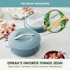 imageGreenPan Nova 10 Frying Pan Skillet and 437QT Saut Pan with Lid Oprahs Favorite Things 2024 PFASFree Ceramic Nonstick Induction Suitable Sear Fry Broil Dishwasher ampamp Oven Safe Deep TealDeep Teal