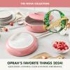 imageGreenPan Nova 10 Frying Pan Skillet and 437QT Saut Pan with Lid Oprahs Favorite Things 2024 PFASFree Ceramic Nonstick Induction Suitable Sear Fry Broil Dishwasher ampamp Oven Safe Deep TealCoral