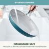 imageGreenPan Nova 10 Frying Pan Skillet and 437QT Saut Pan with Lid Oprahs Favorite Things 2024 PFASFree Ceramic Nonstick Induction Suitable Sear Fry Broil Dishwasher ampamp Oven Safe Deep TealDeep Teal