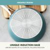 imageGreenPan Nova 8 ampamp 10 2 Piece Frying Pan Skillet Set Oprahs Favorite Things 2024 Induction Suitable PFASFree Nontoxic Ceramic Nonstick Dishwasher ampamp Oven Safe Quick Even Heating CreamDeep Teal