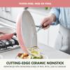 imageGreenPan Nova 8 ampamp 10 2 Piece Frying Pan Skillet Set Oprahs Favorite Things 2024 Induction Suitable PFASFree Nontoxic Ceramic Nonstick Dishwasher ampamp Oven Safe Quick Even Heating CreamCoral