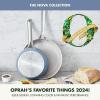 imageGreenPan Nova 8 ampamp 10 2 Piece Frying Pan Skillet Set Oprahs Favorite Things 2024 Induction Suitable PFASFree Nontoxic Ceramic Nonstick Dishwasher ampamp Oven Safe Quick Even Heating CreamOcean
