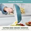 imageGreenPan Nova 8 ampamp 10 2 Piece Frying Pan Skillet Set Oprahs Favorite Things 2024 Induction Suitable PFASFree Nontoxic Ceramic Nonstick Dishwasher ampamp Oven Safe Quick Even Heating CreamDeep Teal
