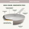 imageGreenPan Nova 8 ampamp 10 2 Piece Frying Pan Skillet Set Oprahs Favorite Things 2024 Induction Suitable PFASFree Nontoxic Ceramic Nonstick Dishwasher ampamp Oven Safe Quick Even Heating CreamClay