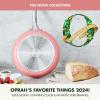 imageGreenPan Nova 8 ampamp 10 2 Piece Frying Pan Skillet Set Oprahs Favorite Things 2024 Induction Suitable PFASFree Nontoxic Ceramic Nonstick Dishwasher ampamp Oven Safe Quick Even Heating CreamCoral