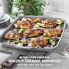 imageGreenPan Premiere Ovenware Healthy Ceramic Nonstick 1 lb Loaf Baking Pan PFOA ampamp PFASFree WarpFree Bakeware Durable Quick Heating Baking Tray Oven and Broiler Safe to 600F Dishwasher Safe GrayGray