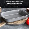 imageGreenPan Premiere Ovenware Healthy Ceramic Nonstick 1 lb Loaf Baking Pan PFOA ampamp PFASFree WarpFree Bakeware Durable Quick Heating Baking Tray Oven and Broiler Safe to 600F Dishwasher Safe GrayGray