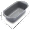 imageGreenPan Premiere Ovenware Healthy Ceramic Nonstick 1 lb Loaf Baking Pan PFOA ampamp PFASFree WarpFree Bakeware Durable Quick Heating Baking Tray Oven and Broiler Safe to 600F Dishwasher Safe GrayGray