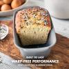 imageGreenPan Premiere Ovenware Healthy Ceramic Nonstick 1 lb Loaf Baking Pan PFOA ampamp PFASFree WarpFree Bakeware Durable Quick Heating Baking Tray Oven and Broiler Safe to 600F Dishwasher Safe GrayGray