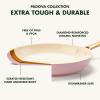 imageGreenPan Reserve Hard Anodized Healthy Ceramic Nonstick 20 cm and 26 cm Frying Pan Skillet Set Gold Handle PFASFree Induction Suitable Oven Safe Blush PinkBlush Pink