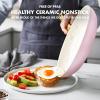 imageGreenPan Reserve Hard Anodized Healthy Ceramic Nonstick 20 cm and 26 cm Frying Pan Skillet Set Gold Handle PFASFree Induction Suitable Oven Safe Blush PinkBlush Pink