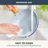 imageGreenPan Reserve Hard Anodized Healthy Ceramic Nonstick 8quot 10quot and 12quot 3 Piece Frying Pan Skillet Set Gold Handle Induction PFASFree Dishwasher Safe Oven Safe Twilight BlueNavy  Taupe  Cream