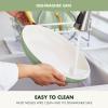 imageGreenPan Reserve Hard Anodized Healthy Ceramic Nonstick 8quot 10quot and 12quot 3 Piece Frying Pan Skillet Set Gold Handle PFASFree Dishwasher Safe Oven Safe TaupeSage Green