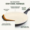 imageGreenPan Rio Hard Anodized Healthy Ceramic Nonstick 7quot 95quot and 11quot 3 Piece Frying Pan Skillet Set Soft Grip Handle PFASFree Dishwasher Safe Oven Safe Oxford BlueBlack