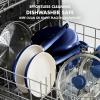 imageGreenPan Rio Healthy Ceramic Nonstick 8quot Frying Pan Skillet and Silicone Spatula Set Soft Grip Handle Breaktfast Meal Set PFASFree Dishwasher Safe Oven Safe RedOxford Blue