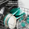 imageGreenPan Rio Healthy Ceramic Nonstick 8quot Frying Pan Skillet and Silicone Spatula Set Soft Grip Handle Breaktfast Meal Set PFASFree Dishwasher Safe Oven Safe RedTurquoise