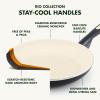 imageGreenPan Rio Healthy Ceramic Nonstick 8quot Frying Pan Skillet and Silicone Spatula Set Soft Grip Handle Breaktfast Meal Set PFASFree Dishwasher Safe Oven Safe RedBlack
